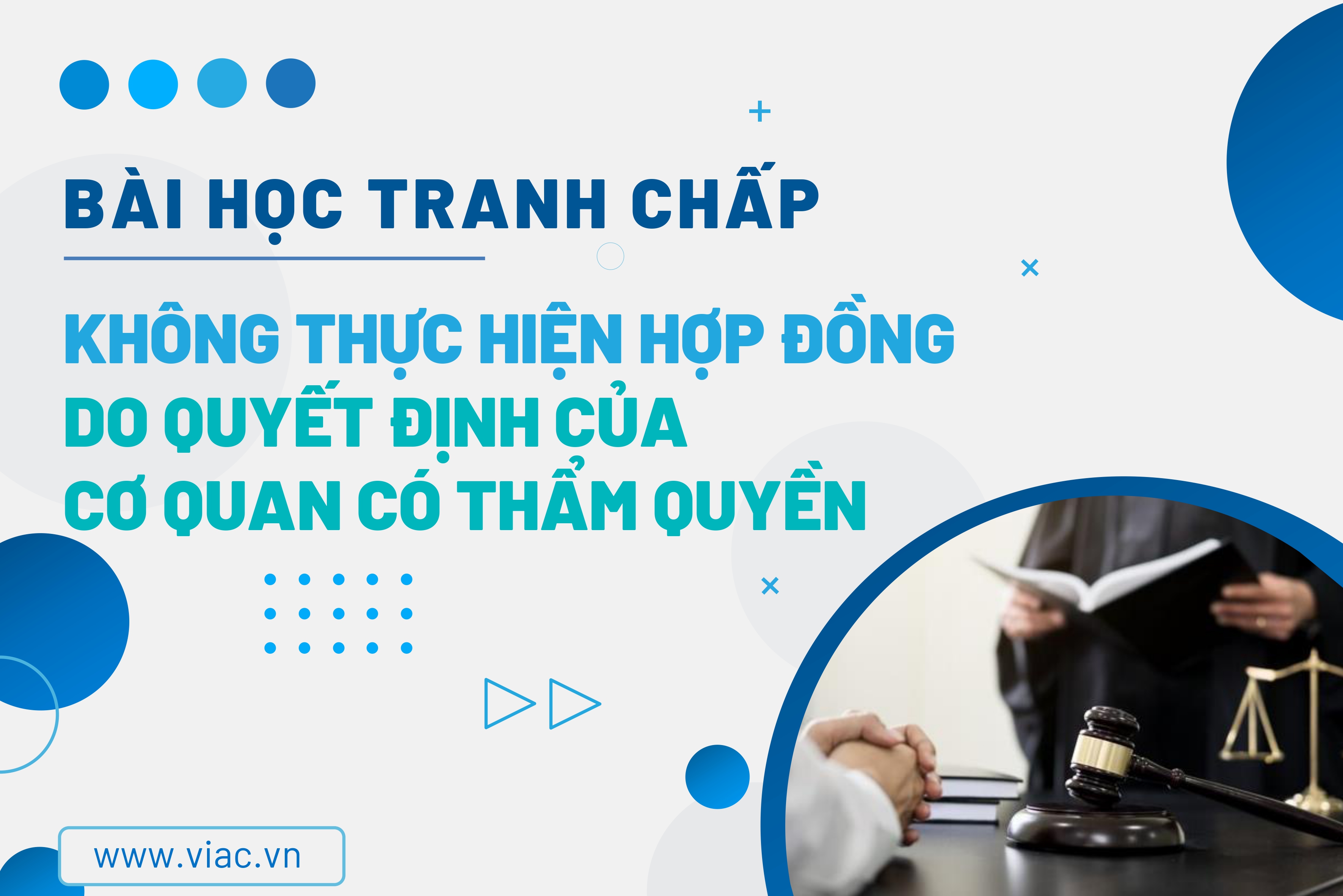 #059 | Không thực hiện hợp đồng do quyết định của cơ quan có thẩm quyền